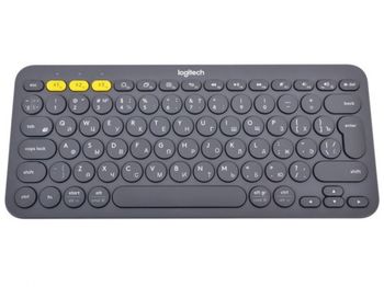 купить Wireless Keyboard Logitech K380 Multi-Device, Compact, FN key, Bluetooth, 2xAAA, Dark Grey в Кишинёве 