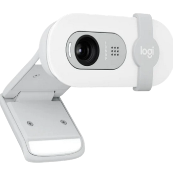 Camera Logitech BRIO 100, 1080p/30fps, FoV 58°, 2MP, Fixed Focus, Shutter, 1.5m, White 