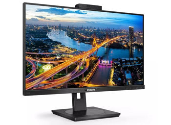 купить 23.8" PHILIPS 242B1H, Black IPS, 1920x1080, 75Hz, 4ms,250cd,50M:1,D-Sub+HDMI+DVI+DP,Web-Cam,Speakers в Кишинёве 
