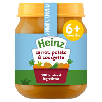 Piure HEINZ Morcov, Cartof, Dovlecei (6 luni) 120g 