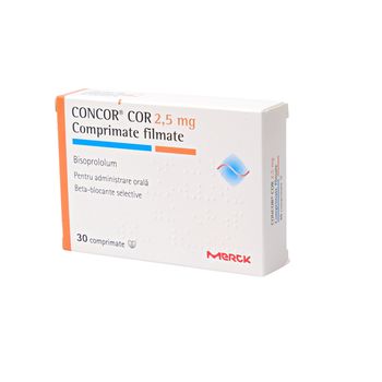 cumpără Concor Cor 2.5mg comp. film. N30 în Chișinău 