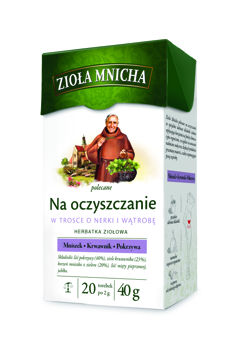 Ceai Monastic Herbs for Detoxication, 20 plicuri 