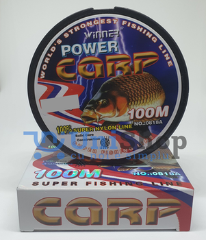 Леска Рыболовная Winner Power Carp 0.30mm 100M 