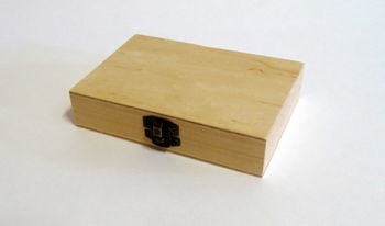 Деревянная коробка 3x9x13см 