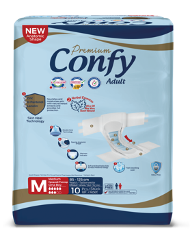 купить Confy Premium Adult, подгузники для взрослых, MEDIUM STD, 10 шт. в Кишинёве 
