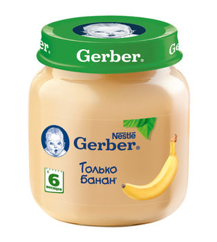 купить Gerber пюре банан 6+мес, 130г в Кишинёве 