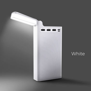 PowerBank 30 000mAh/LED-lamp Hoco J62 Jove table lamp White 