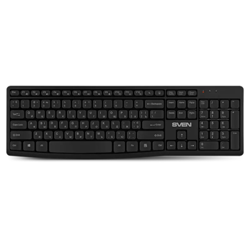 Set Tastatură + Mouse SVEN C3500W, Fără fir, Negru 