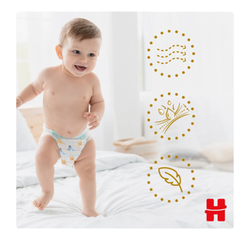 1 Set 2 pachete scutece-chiloțel Huggies Extra Care Pants  Mega 4  (9-14 kg), 38 buc 