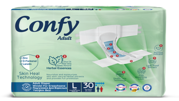 Confy Adult LARGE JUMBO, Scutece pentru adulți, 30 buc. 