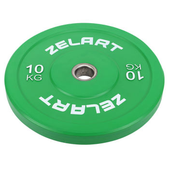 Disc bumper (metal, cauciuc) 10 kg, d=52 mm TA-7797-10 (10193) 