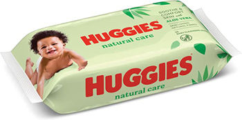купить Влажные салфетки Huggies Natural Care, 56 шт в Кишинёве 