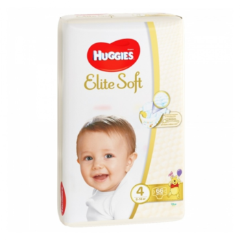 купить Huggies подгузники Elite Soft 4, 8-14кг. 66шт в Кишинёве 