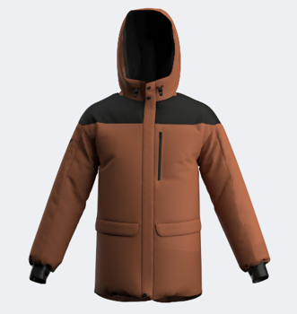 Куртка JOMA - MYSTIC ANORAK BROWN 