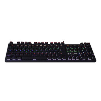 Gaming Keyboard Bloody B760, Mechanical, Optical switch, Neon Glare, Metallic Body, Black, USB 