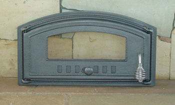 Дверца чугунная со стеклом левая DCH3 