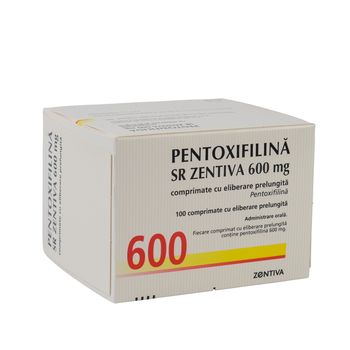 cumpără Pentoxifilin SR 600mg comp. film. N10x10 (Zentiva) în Chișinău 