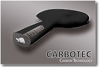 Ракетка для настольного тенниса с чехлом Donic CarboTec 7000 / 758216, 2.3 mm (4682) 