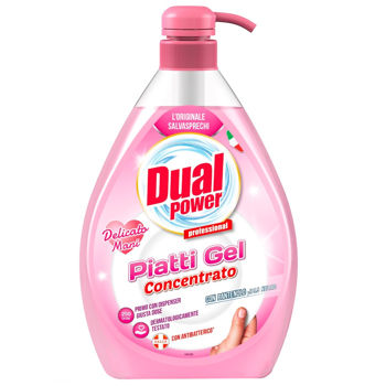 Средство для мытья посуды Dual Power Delicat 1Л 
