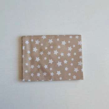 Байковая пелёночка Pampy 100*80 cm Beige Stars 