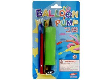 Pompa pentru baloane 17cm + 6 baloane 