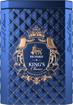 Чай RICHARD "KING'S & QUEEN'S CHOICE" черный крупнолистовой, 80 гр 