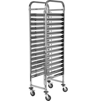 cumpără Cărucior pentru containere gastronom 15xGN1/1, 380x550x1700 mm în Chișinău 