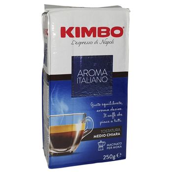 Cafea prajita KIMBO AROMA ITALIANO 250gr 