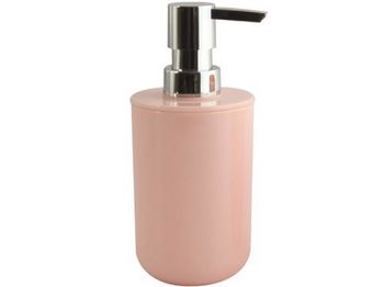 Dozator pentru săpun MSV Inagua roz, din plastic 