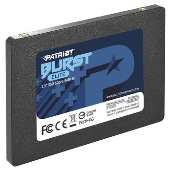 Внутрений высокоскоростной накопитель 240GB SSD 2.5" Patriot Burst Elite PBE240GS25SSDR, 7mm, Read 450MB/s, Write 320MB/s, SATA III 6.0 Gbps (solid state drive intern SSD/Внутрений высокоскоростной накопитель SSD)