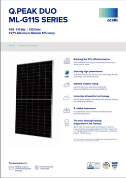 Panou solar industrial 510 Wt QCELLS 