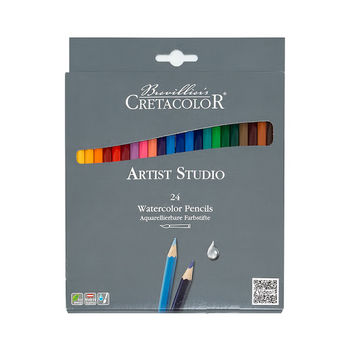 Набор цветных акварельных карандашей, 24 шт, Artist Studio Cretacolor 