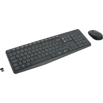 Set Tastatură + Mouse Logitech MK235, Fără fir, Grey 