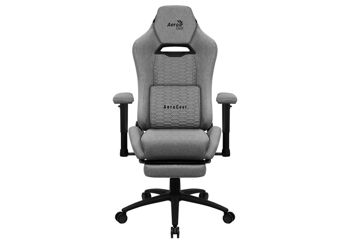 Gaming Chair AeroCool ROYAL Ash Grey, User max load up to 150kg / height 165-185cm 