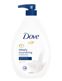 Gel de duş Dove Deeply Nourishing cu pompă, 720 ml 