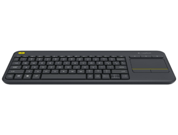 Клавиатура Logitech K400 Plus Black TV Wireless Touch Keyboard USB, 920-007147 (tastatura fara fir/беспроводная клавиатура)