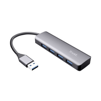 Adaptor multiport Trust HALYX 4-PORT USB3.2 HUB (4 porturi USB-A USB 3.2 Gen1)