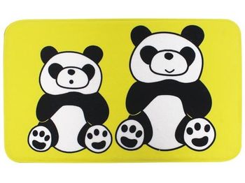 Covoras pentru baie 45X75cm MSV "Panda", microfibra 