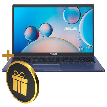 Ноутбук 15.6 ASUS VivoBook X515EA Blue, Intel i5-1135G7 2.4-4.2Ghz/20GB DDR4/SSD 512GB/Intel Iris Xe Graphics/WiFi 6 802.11ax/BT5.0/USB Type C/HDMI/HD WebCam/Illuminated Keyb./15.6 FHD IPS LED-backlit NanoEdge Anti-glare (1920x1080)/No OS