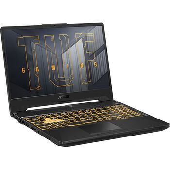 Laptop 15.6" ASUS TUF Gaming F15 FX506HC, Intel i5-11400H 2.7-4.5GHz/8GB DDR4 3200/M.2 NVMe 512GB SSD/GeForce RTX3050 4GB GDDR6/WiFi 6 802.11ax/BT5.1/USB Type C/HDMI/Backlit RGB Keyboard/15.6" FHD IPS LED-backlit 144Hz (1920x1080)/NoOS/Gaming FX506HC-HN011