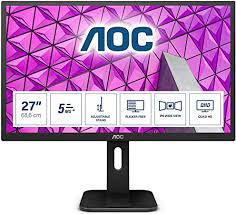 купить 27.0" AOC IPS LED Q27P1 QHD Display Black (5ms, 1000:1, 250cd, 2560 x 1440, 178°/178°, VGA, DVI, HDMI, DisplayPort, Height Adjustment, Pivot, Speakers 2 x 2W, Audio Line-out, USB Hub: 4 x USB3.0, VESA) в Кишинёве 