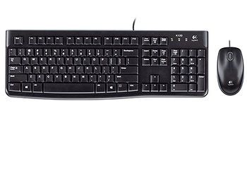 Клавиатура Logitech MK120 Black Desktop USB, Keyboard + Mouse, 920-002561 (set tastatura+mouse/ комплект клавиатура+мышь)