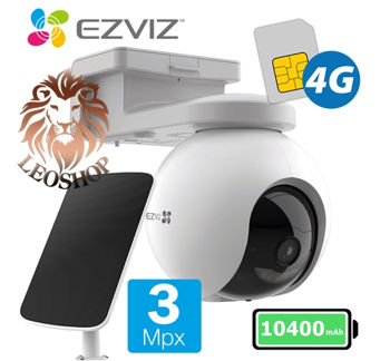 Ezviz EB8, CS-EB8/SP-R100, 4G, 3 MPX, Baterie 10400 mAh, Color VU, PTZ, Micro SD 512GB 