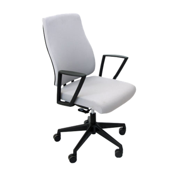купить Офисный стул с сеткой и серым сиденьем в Кишинёве 