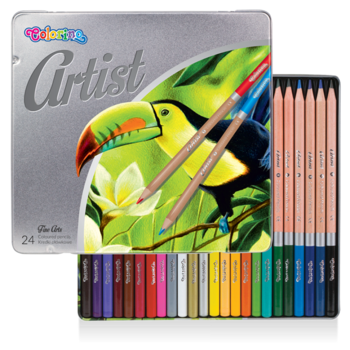 Цветные карандаши Artist 24 шт. Colorino 