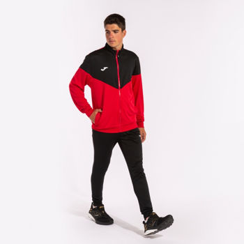 FINAL SALE - СПОРТИВНЫЙ КОСТЮМ - OXFORD TRACKSUIT RED BLACK 