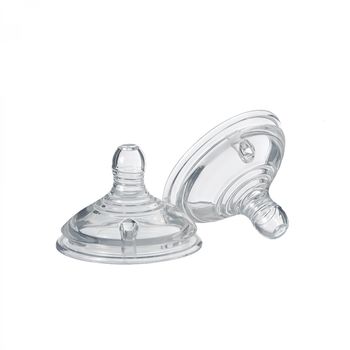 Соска силиконовая Tommee Tippee, поток для каши (6+ мес.), 2 шт 