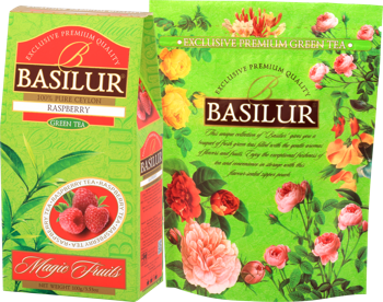 Ceai verde Basilur Magic Fruits, Raspberry, 100 g 