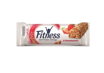 Baton de cereale Fitness cu căpșuni, 23,5g 