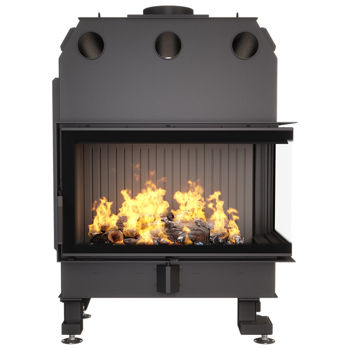 Focar SAVEN Energy 85x50x47L/R Black (17,0 kW) ECO 